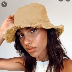 Princess Polly Tan Bucket Hat